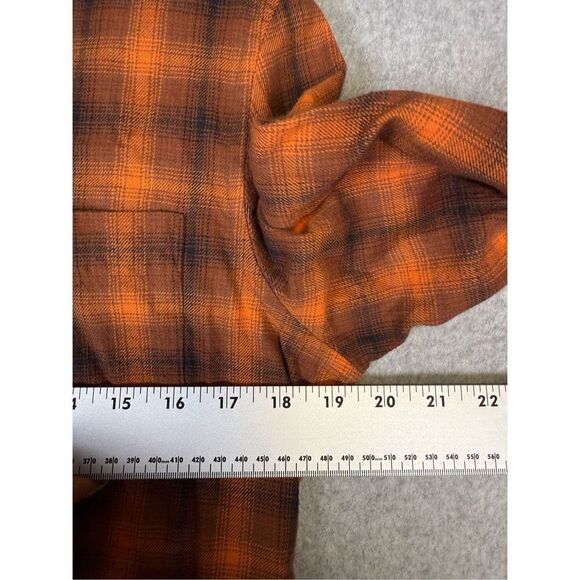 Taylor Stitch Men's Size 36 Burnt Orange Long Sleeve Western Button Down Shirt - Picture 3 of 8